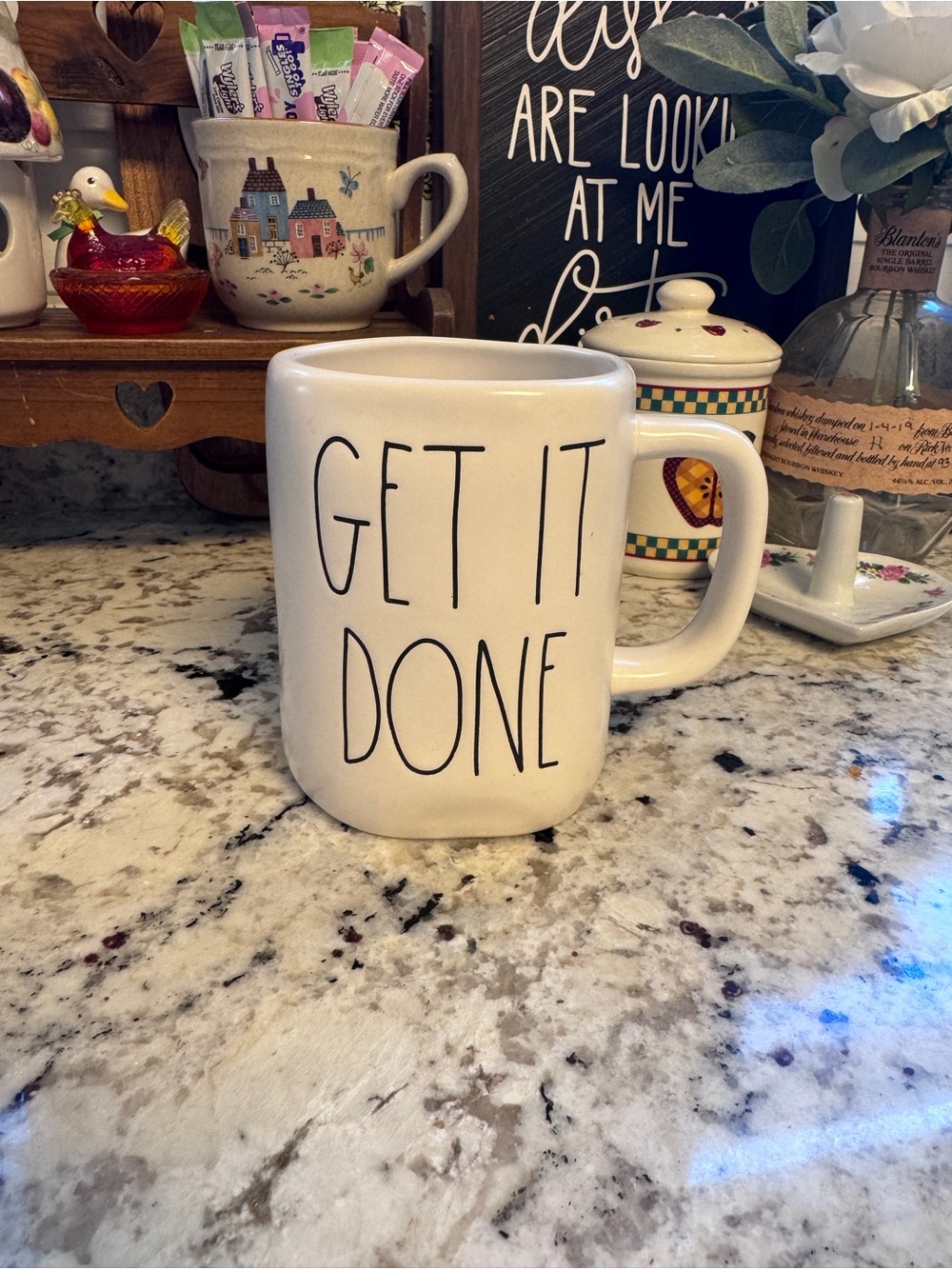 Rae Dunn Get It Done in White